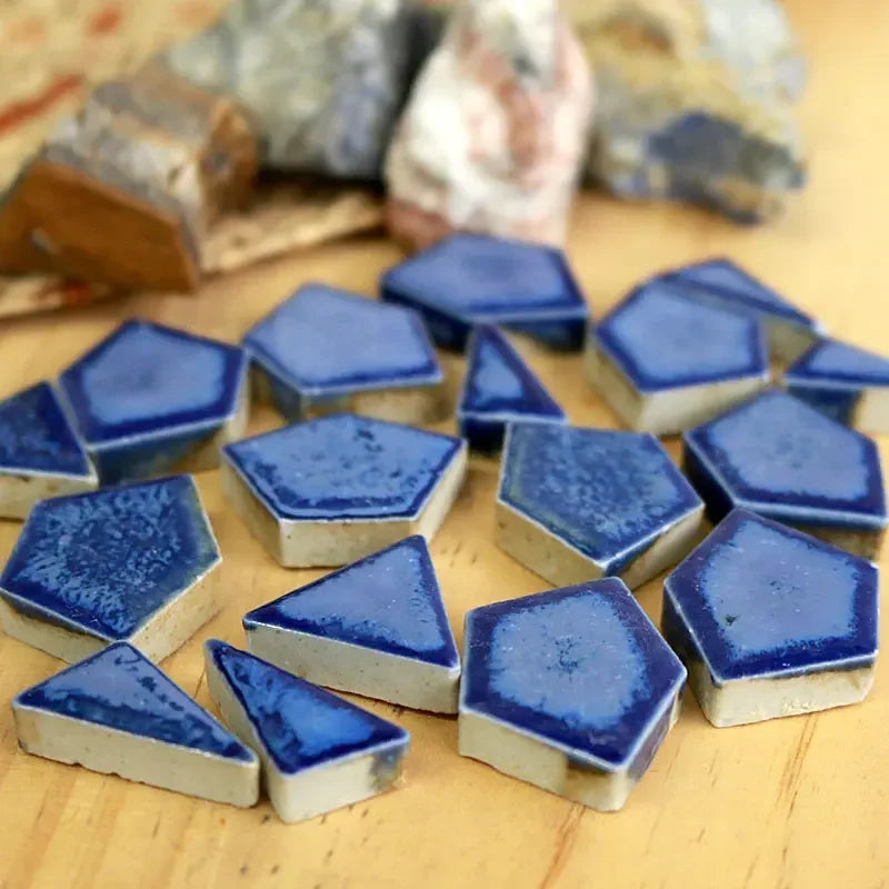 100g DIY Ceramic Mosaic Tiles Glass Mirror Handmade Ornaments Tiles Wall Crafts Colorful Crystal for Decorative Materials cerh1