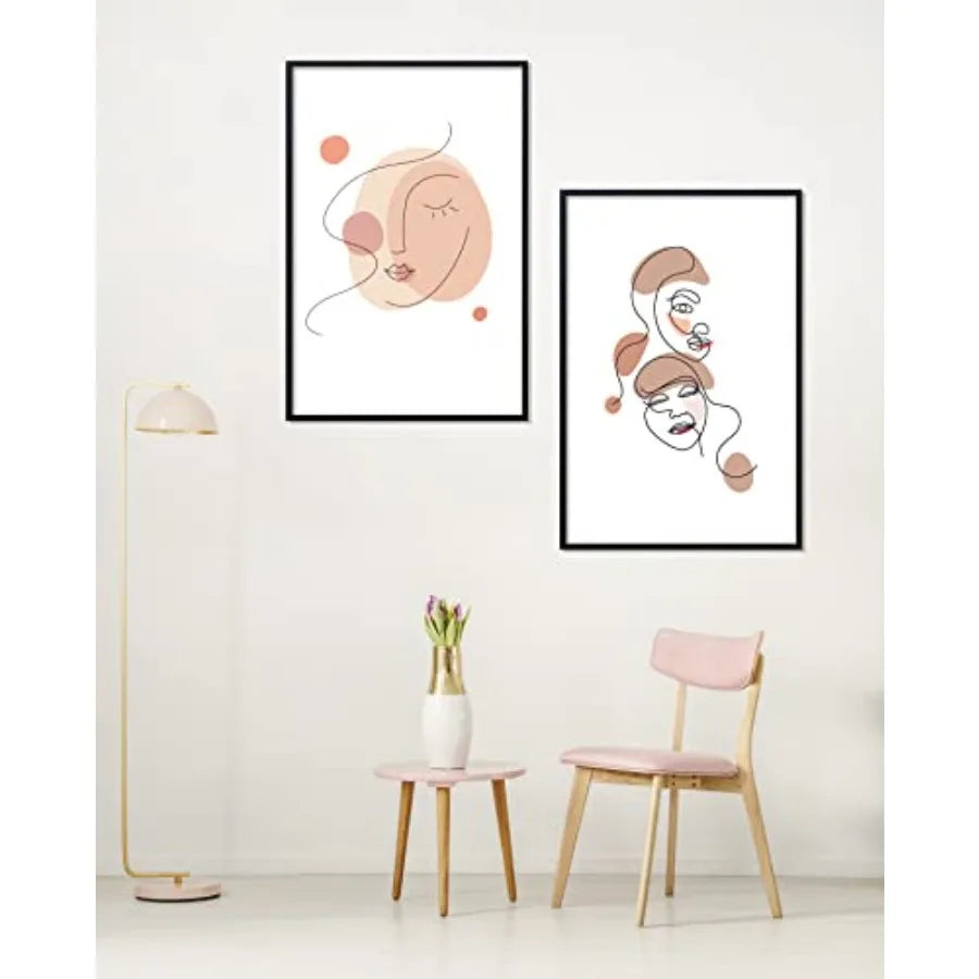 22.375 x 34 Poster Frame 3 Pack Black Picture Frame for Horizontal or Vertical Wall Mounting Sturdy and Scratch-proof