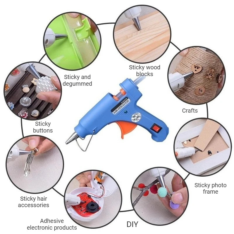 Silicone Gun Hot Melt Glue Gun With 7mm Hot Glue Gun Sticks Perfect For DIY Arts School Crafts Quick Home Repairs Repair Tool