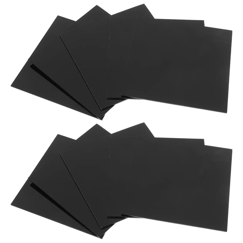10Pcs 2Mm Acrylic Plate for Crafting DIY Artworks Handmade Gifts Decoration Photography Display Use Black 2Mm Acrylic Sheet