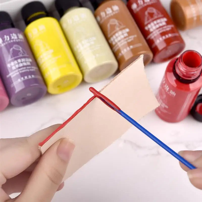 30ml Matte Elastic Edge Sealing Oil Leather Dye Diy Leather Edge Paint Leather Goods Renovation Trimming Edge Sealing Pigment