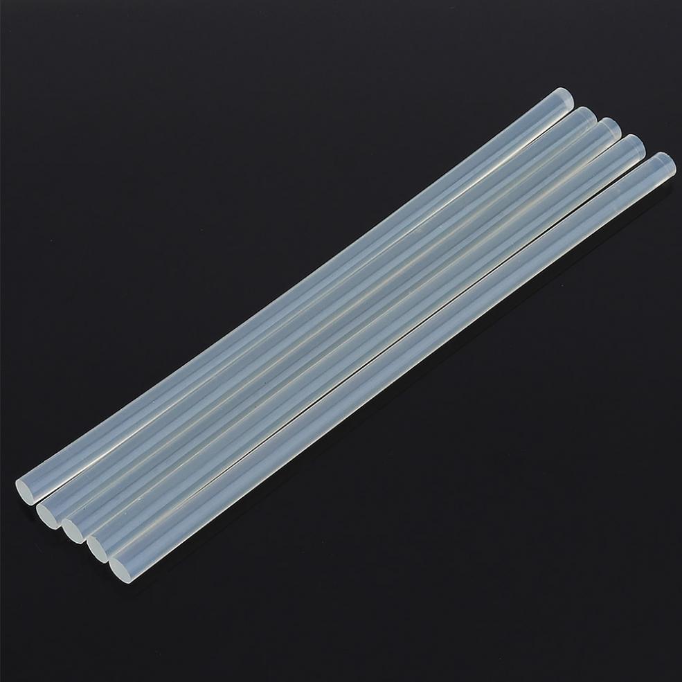 7mm / 11mm 5-100pcs/lot Transparent Hot-melt Gun Glue Sticks for Heat Pistol Gun Adhesive DIY Tools Repair Alloy Accessories