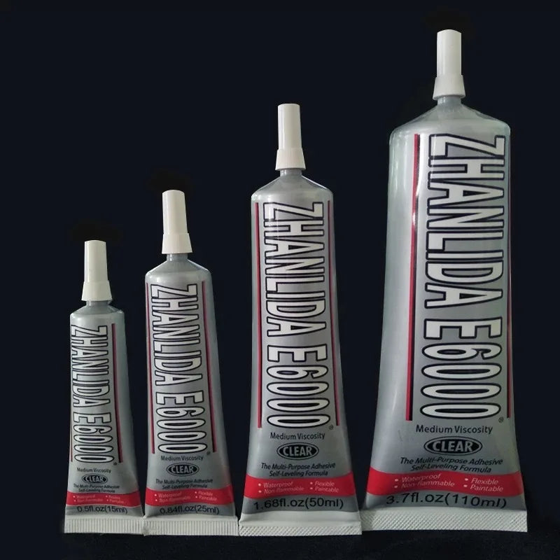 1 Pcs E-6000 Waterproof Strong Liquid Super Glue DIY Adhesive for Jewelry Bonding Diamond Paintinge Slow-drying Universal Glue