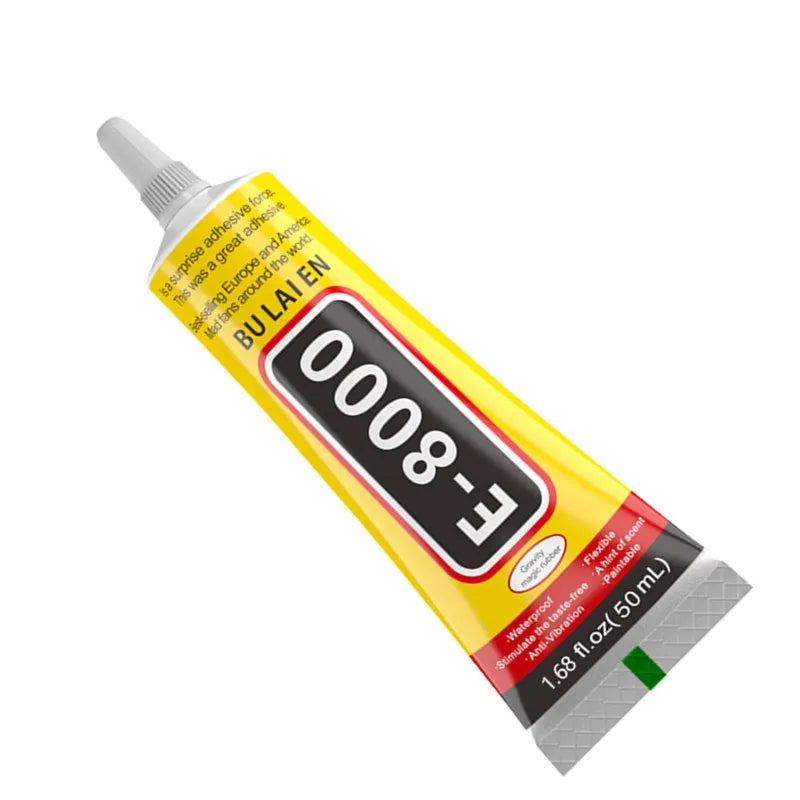 E6000 50ml Multipurpose Adhesive Make Crystal Jewelry Crafts Repair Phone Glass Screen Nail Gel Office Home Supply Bonding Tool