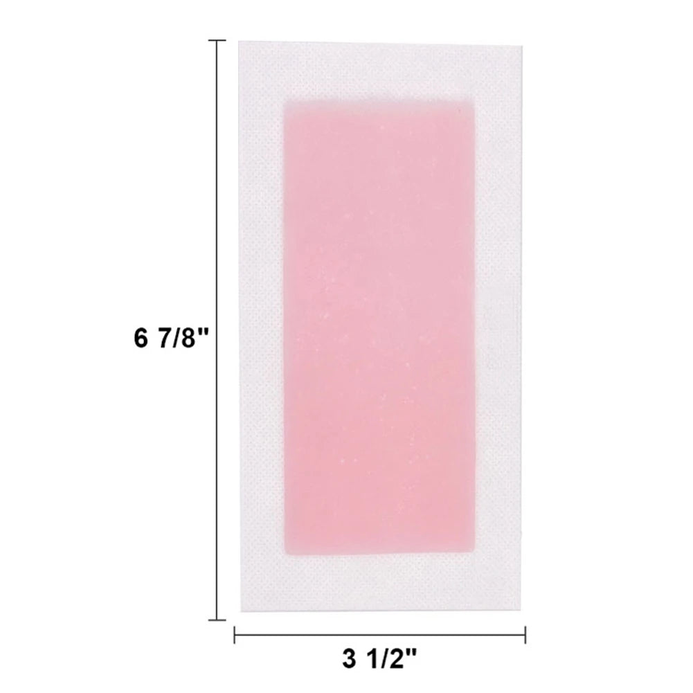 20pcs Hair Removal Wax Strips Roll Underarm Wax Strip Paper Waxing Wipe Sticker Beauty Tool for Face Body Leg Arm Hair Removal