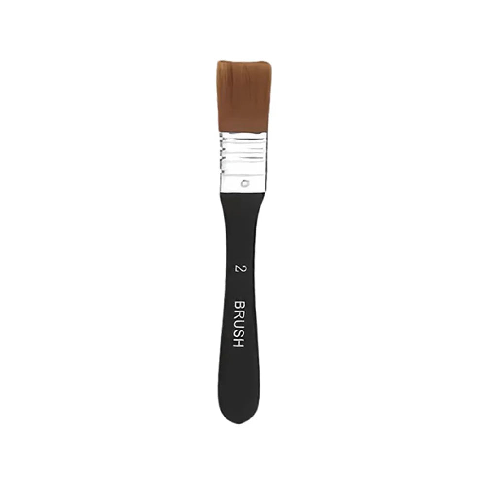 Paint Brush, Flat Bright Paint Brushes Craft Basecoating Paint Brushes with Wooden Handle for Acrylic, Oil, Watercolorercolor