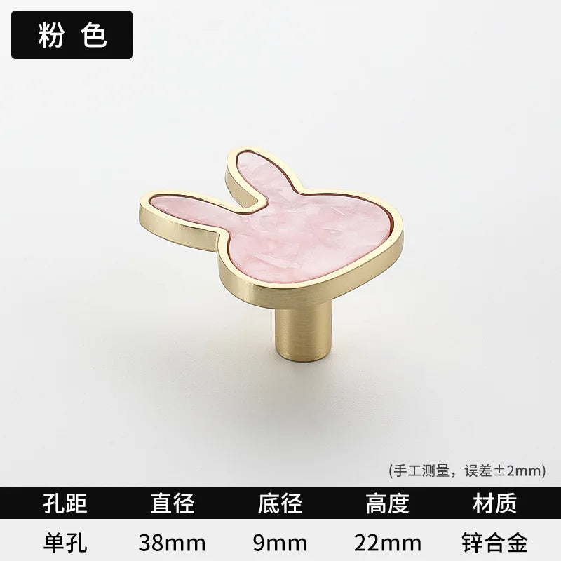 Modern Cupboard Drawer Knobs Wardrobe Furniture Single Hole Door Handle Simple Personality Children's Room Bedside Table Knobs