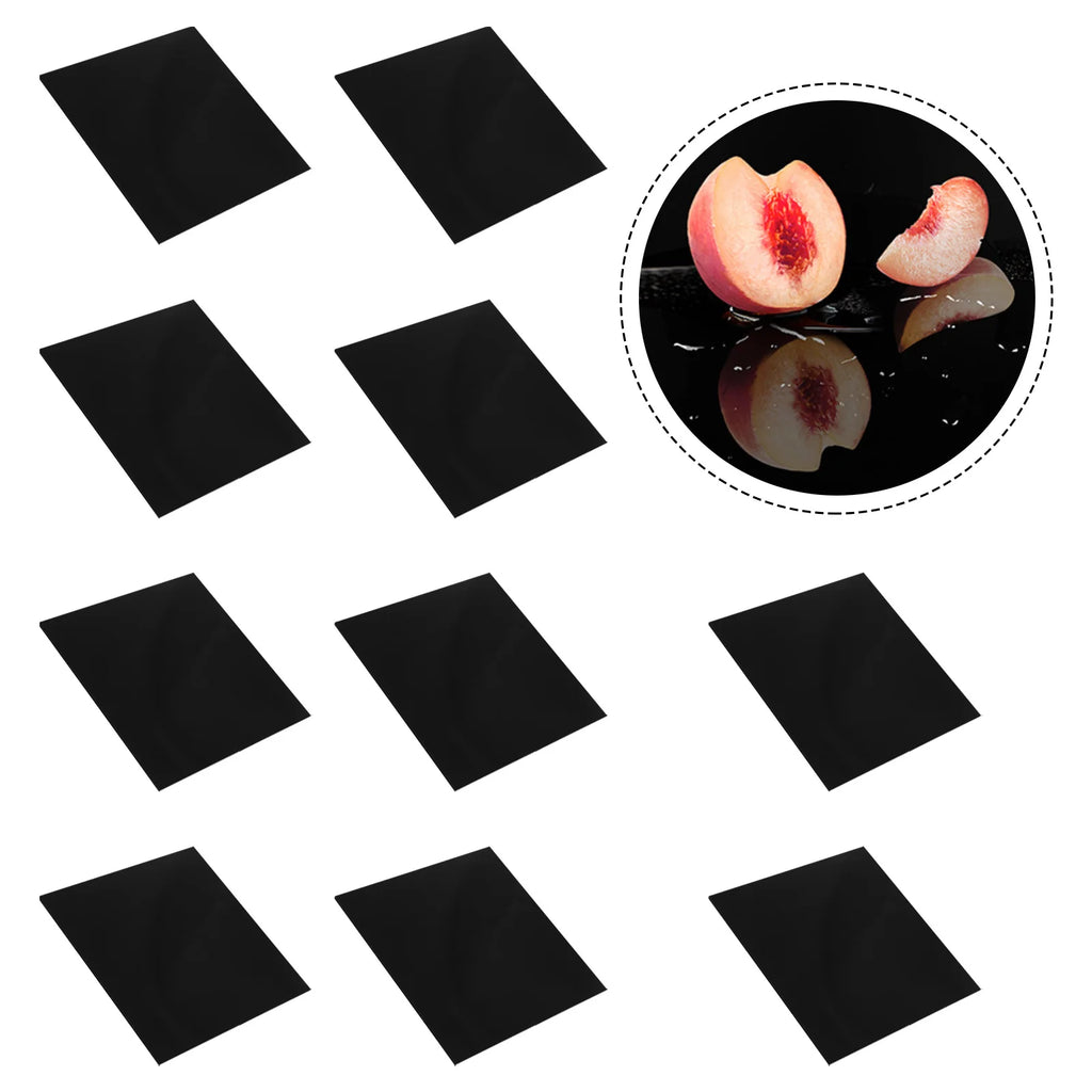 10Pcs 2Mm Acrylic Plate for Crafting DIY Artworks Handmade Gifts Decoration Photography Display Use Black 2Mm Acrylic Sheet