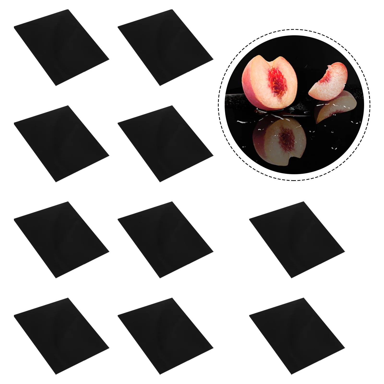 10Pcs 2Mm Acrylic Plate for Crafting DIY Artworks Handmade Gifts Decoration Photography Display Use Black 2Mm Acrylic Sheet