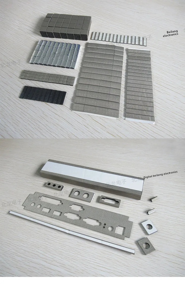 All-Directional Conductive Foam (Adhesive-Backed) & Conductive Fabric Shielding Foam - 5301.0mm, Customizable