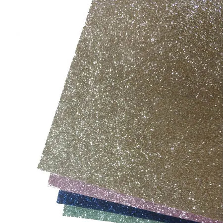 15pcs Children DIY Cardboard Colorful Glitter Paper Crafts sheet Glitter Card Stock