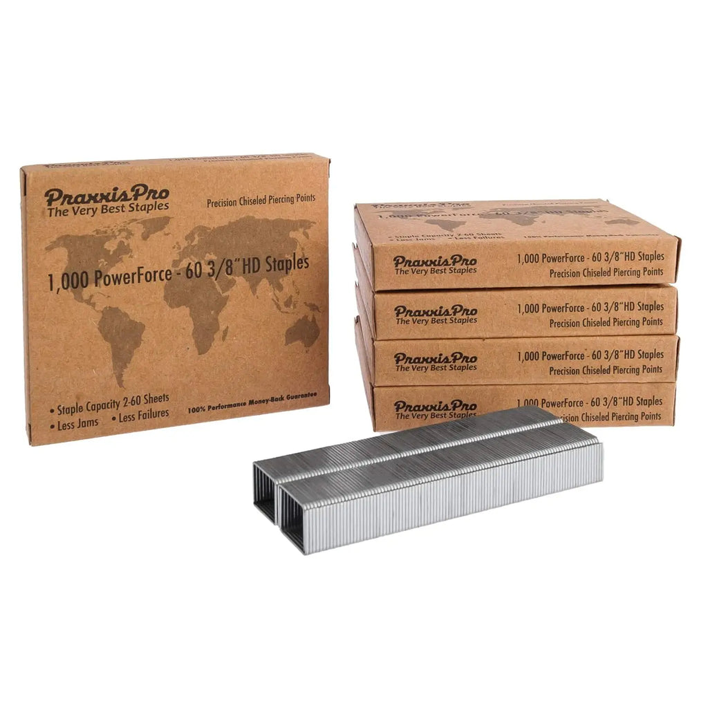 Heavy Duty Staples Refill, 3/4" Leg Length, Chisel-Point, Compatible with Most Heavy Duty Staplers - 2000 Count