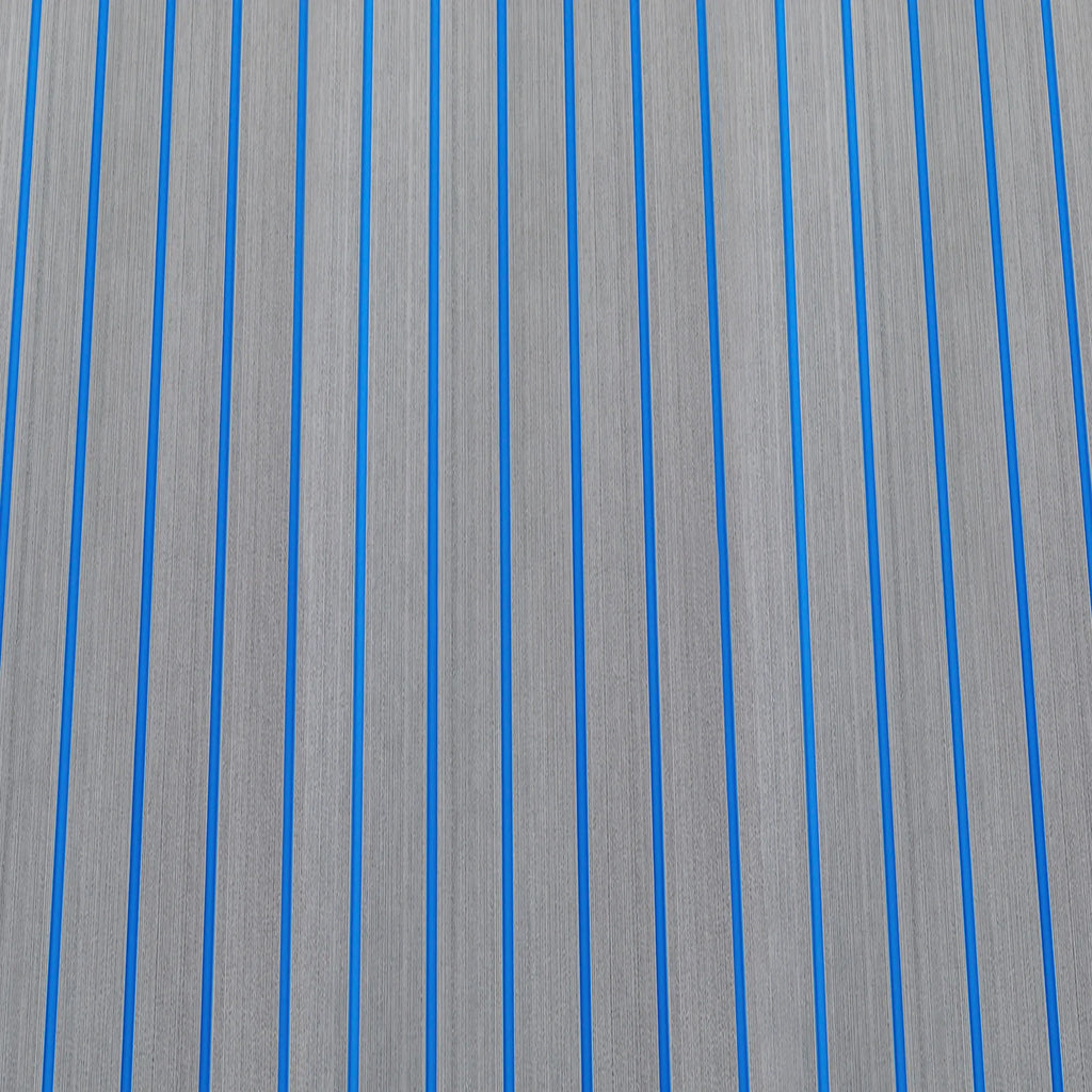 Boat Flooring EVA Foam Decking Sheet Faux Teak Marine Mat Non-Slip Self-Adhesive Flooring Material for RV Yacht 95 x 24inch