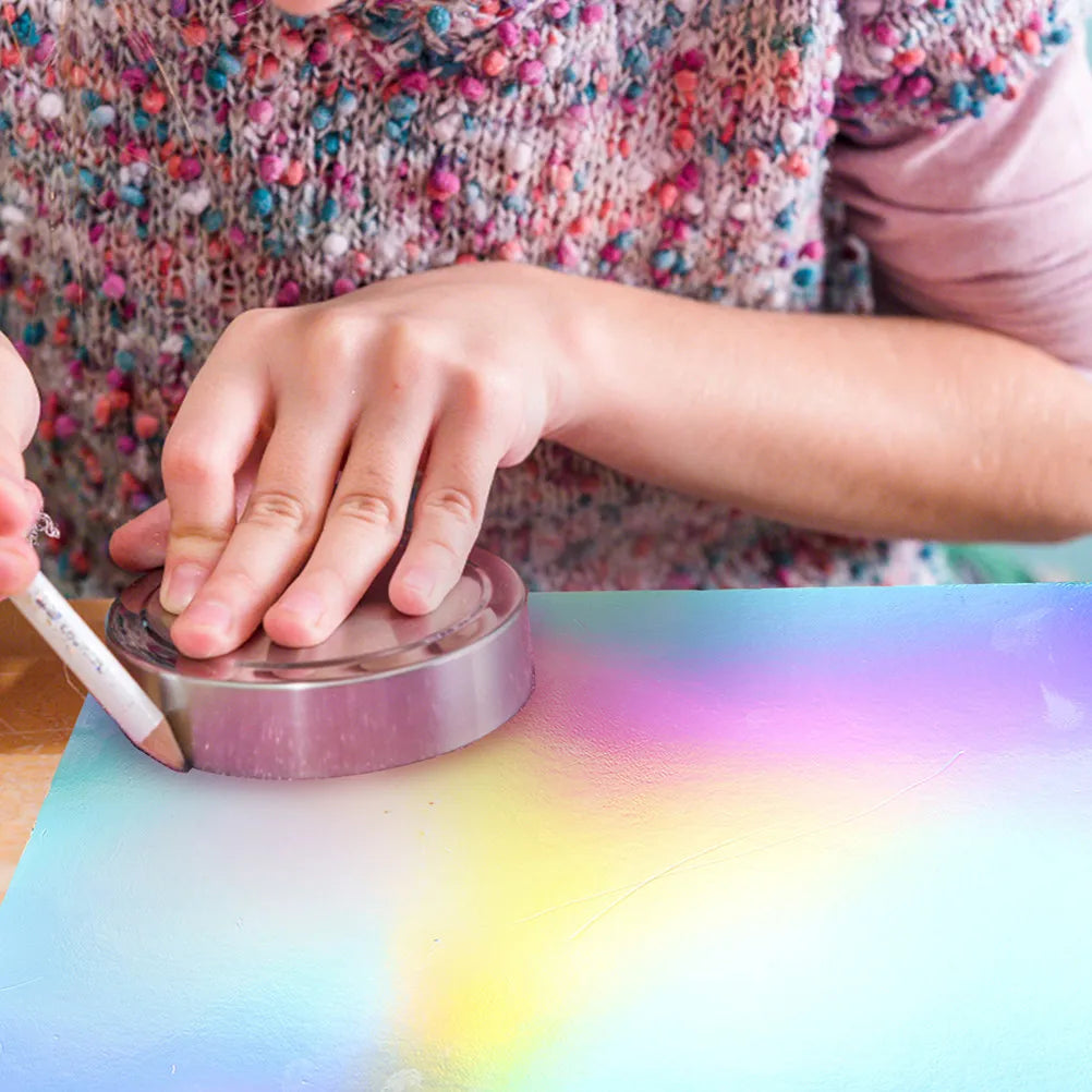 10 Sheets Holographic Cardstock Paper Thick DIY Craft Material for Scrapbooking Greeting Cards Invitations Party Decor