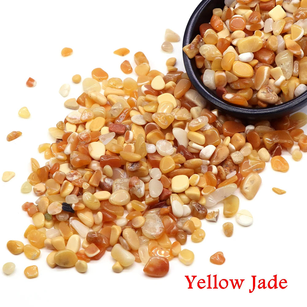 Natural Stone Tumbled Agate Gravel Crystals Chip Quartz Minerals Reiki Healing Specimen Gemstones Home Aquarium Decor DIY Crafts