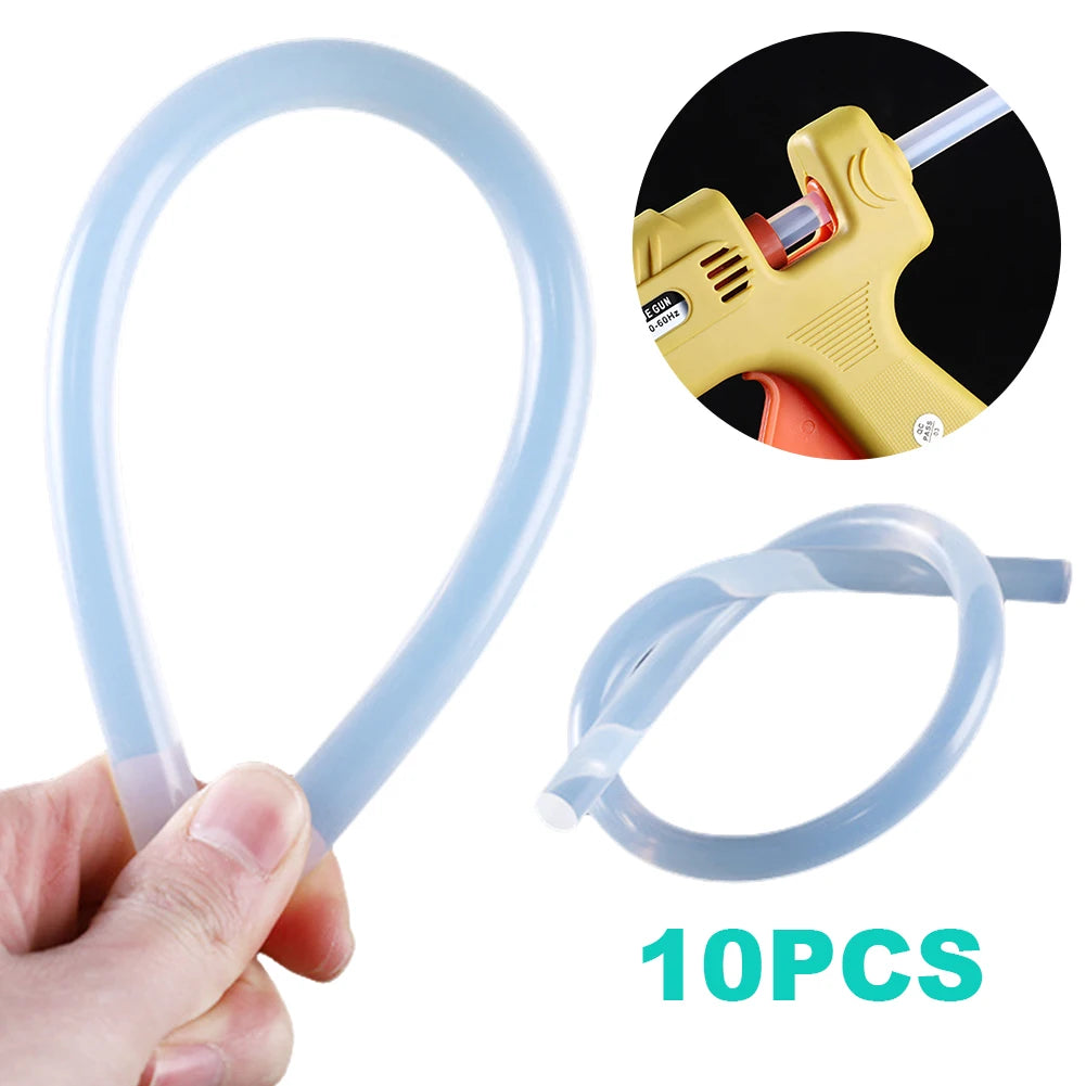 10/20Pcs Hot Melt Glue Sticks High Temperature Resistant 7mm Hot Glue Gun Sticks Adhesive Strengthen Stickiness for Hot Glue Gun
