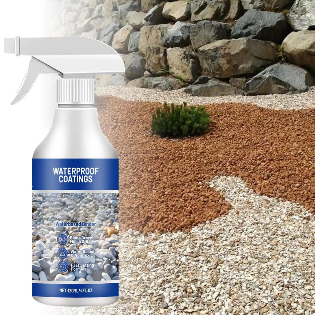 120ml Gravel Glue For Landscaping Landscape Rock Glue Sealer Adhesive Stabilizer Waterproof Fast Drying Spray For Outdoor Yard