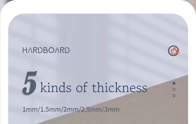 A3/A4/A5 White Thicked Kraft Paper Hard Cardboard 5/10pcs Diy Handmake Card Making Craft Paper Chipboard Backing Board 1/1.5/2mm