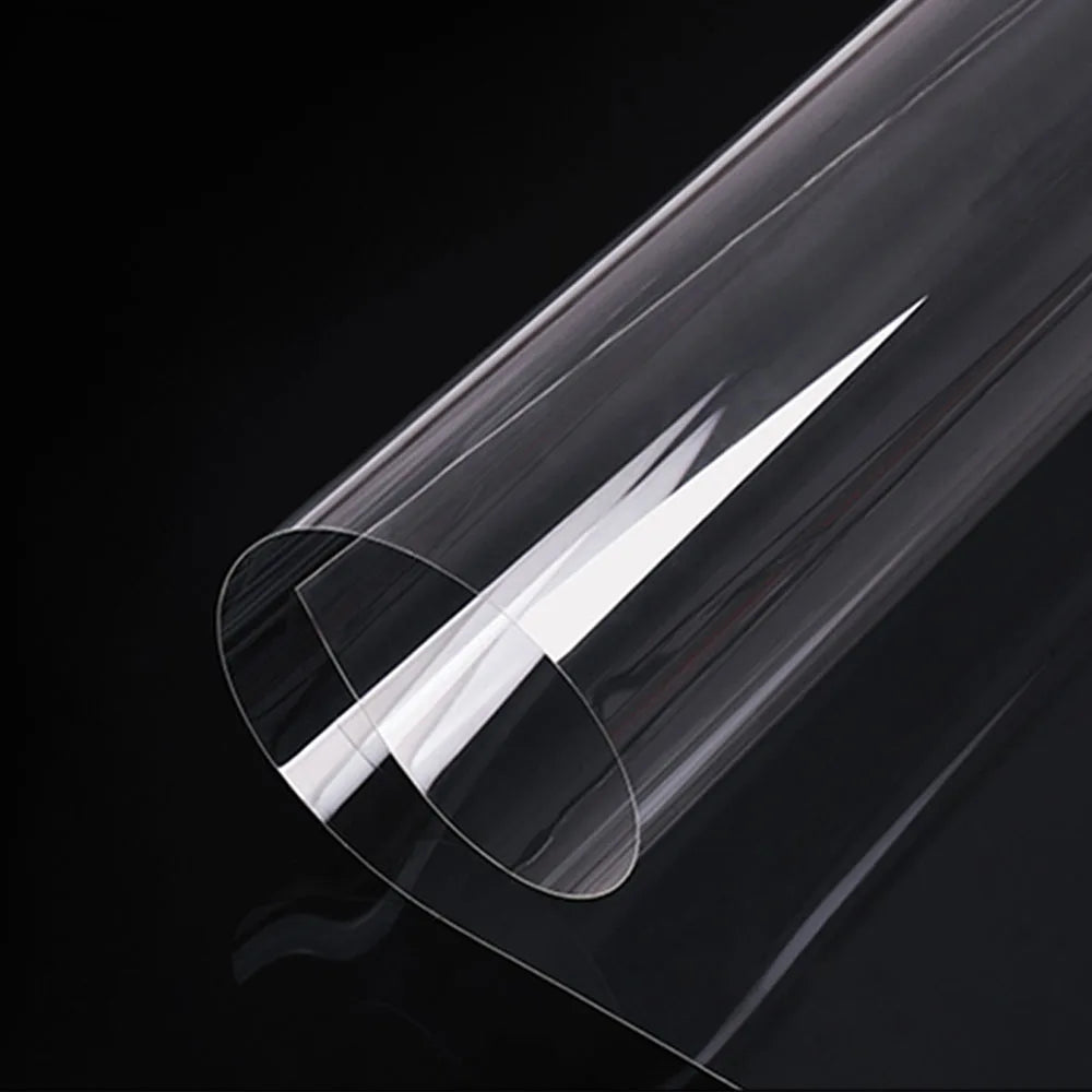 50*120CM Roll Clear Ultra-Transparent PVC Fabric Soft Glass Cloth Waterproof Crystal Bag DIY  Craft Decor Tablecloth Protective