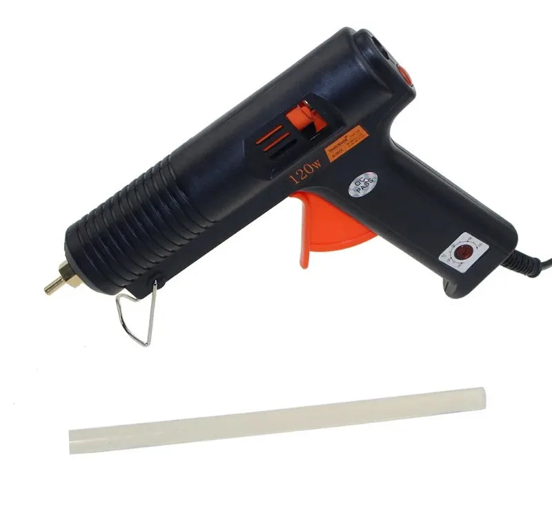 120W 11mm Adhesive Thermo Hot Melt Glue Gun Handy Heater Temperature Control Industrial Thermo Gluegun Repair With Glue Stick