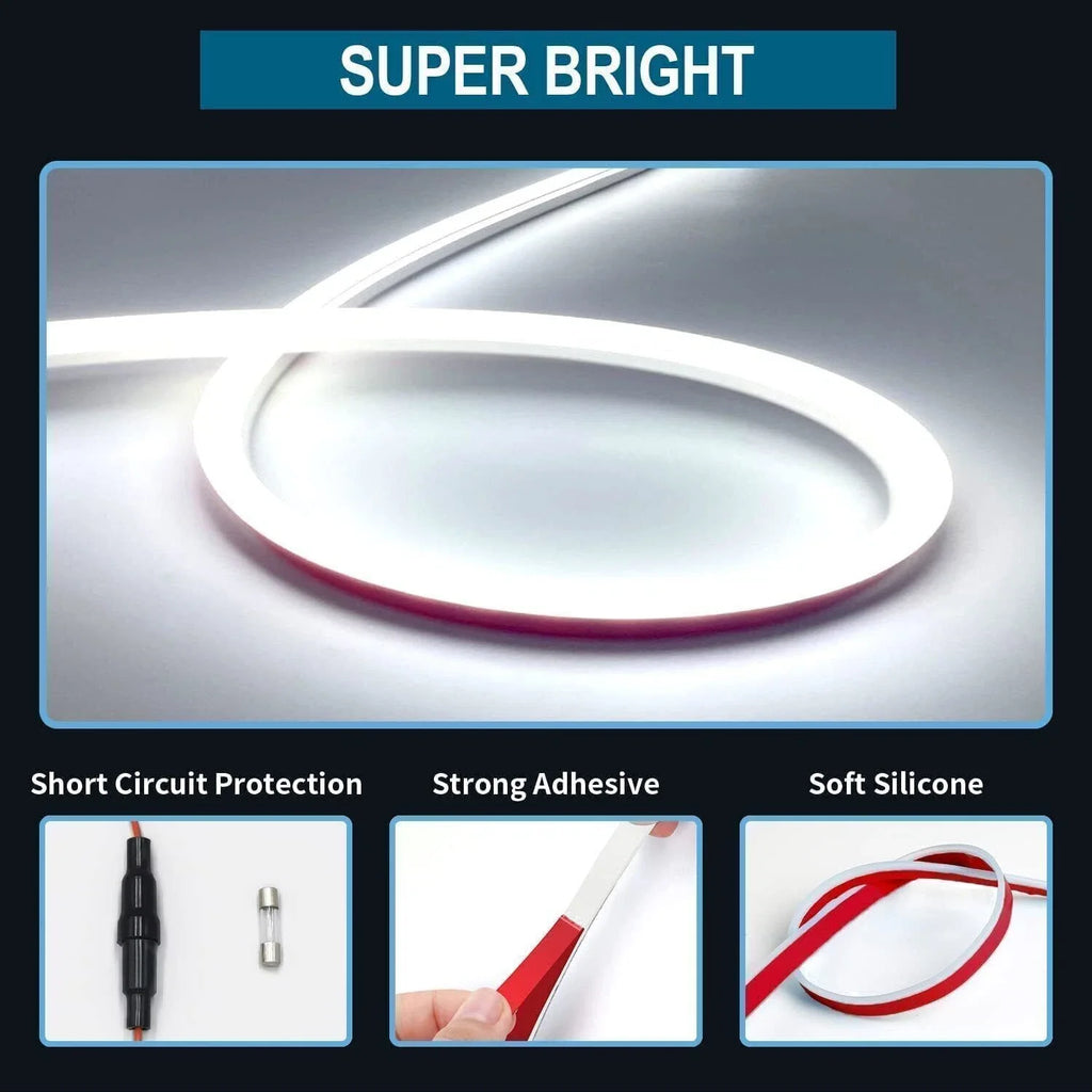 180CM LED Car Hood Lights Strip Engine Hood Light DRL LED Daytime Running Light Strip Flexible Waterproof Car Decor Assecories