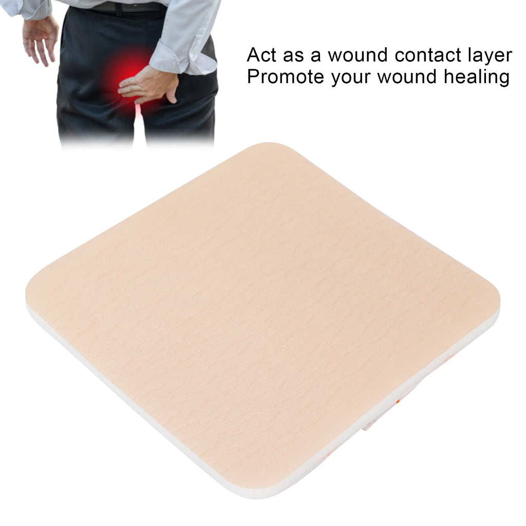 Silicone Adhesive Dressing Wound Healing Foam Gel Dressing with No Border Silicone Foam Dressing Silicone Adhesive Foam