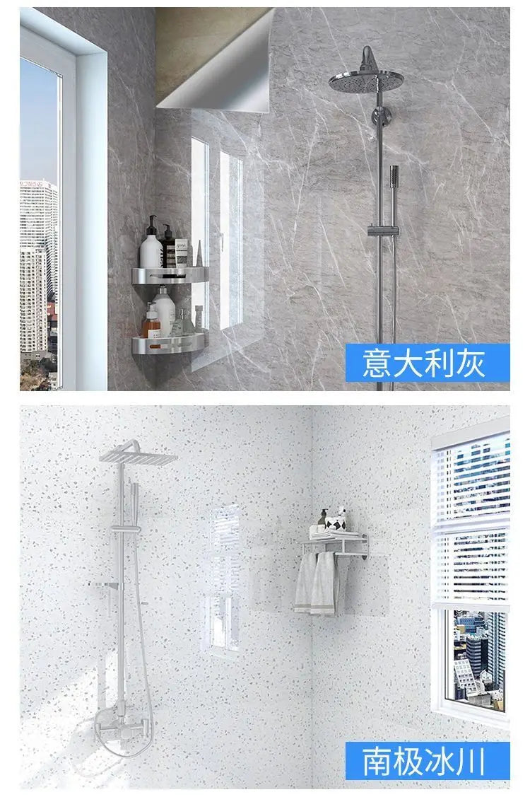 Wallpaper for Walls In Rolls Formaldehyde-free Bathroom Waterproof Sticker Toilet Wall Renovation Moisture-proof Wall Stickers