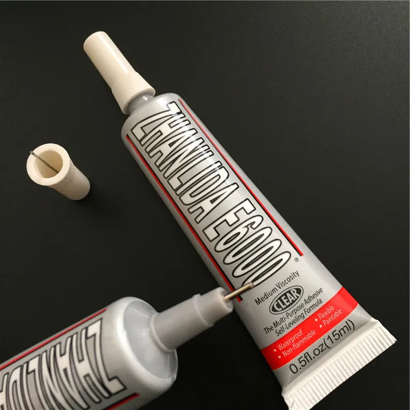15/25/50/110mL Zhanlida e6000 Transparent Glue Epoxy Adhesive Hotfix for Crystal Rhinestone Glass Jewelry Polymer Clay Toy Wood