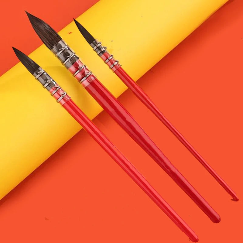50/90 Color Solid Watercolor Paint Set Glitter Portable Metal Box Watercolor Pigment squirrel hair brush nail art