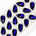 YANRUO Teardrop Sew-on Rhinestones Glass Crystal Stone Sewing Embroidery Clothes Accessories Stones For DIY Wedding Dress Decor