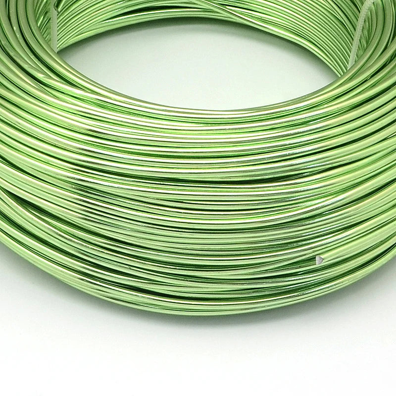 PandaHall 0.6-2.0mm Anodized Aluminum Wire 10 Sizes , Colorful Bendable Craft Wire for Jewelry Making, DIY Model Beading