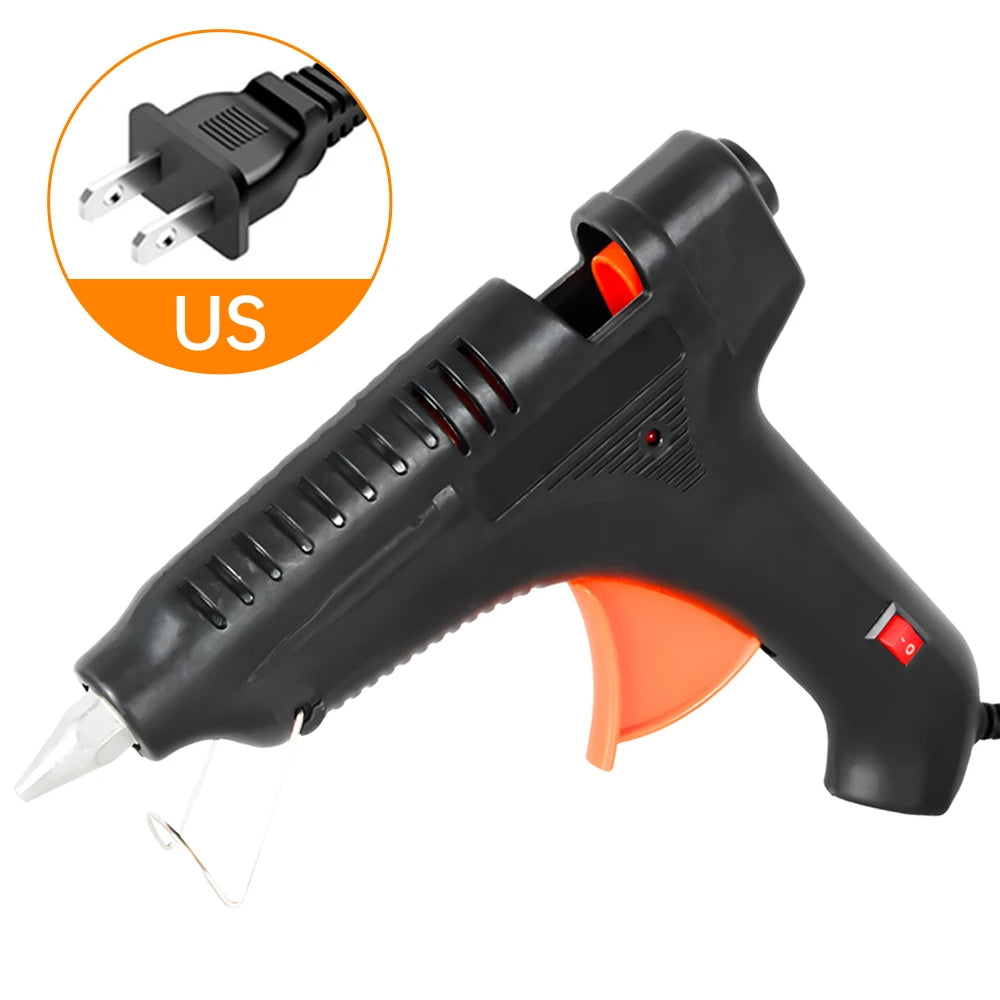 100W Hot Melt Glue Gun 11MM Glue Sticks Industrial Guns Heat Temperature Thermo Electric Repair Tool DIY Electrothermal Glue Gun