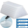 50PcsTransparent Hot Melt Glue Sticks for Heat Pistol Gun Electric Glue Gun Glue Stick General Adhesive DIY Craft Repair Tools
