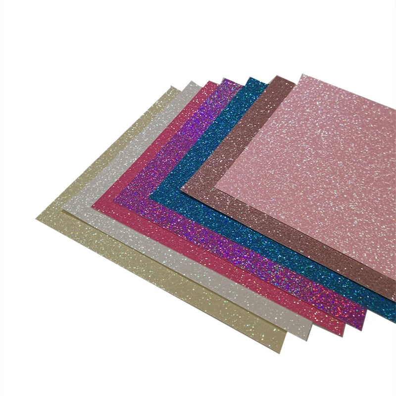 Glitter Cardstock Paper, Sparkly, Shinny Craft Paper, DIY Party, Graduation Decor, 10 Sheets