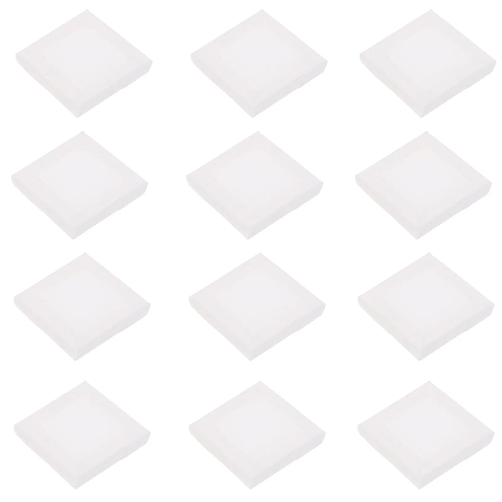 12Pcs Mini Oil Painting Frame 5x5cm Smooth Blank Canvas Panels Easy to Use for DIY Painting Crafts Art Students Home Decor