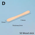 50/100Pcs Ice Cream Sticks Natural Wooden Ice Cream Dessert Spoons Popsicle Sticks Hand Crafts Art Ice Cream Lolly Accessories