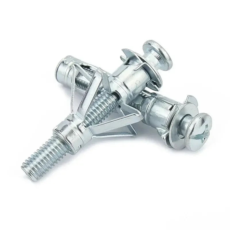 M4 M5 M6 Drywall Anchor Plasterboard Cavity Plug Dowel Hollow Wall Anchor Molly for Ceiling Expansion Screws Gypsum Board Holes