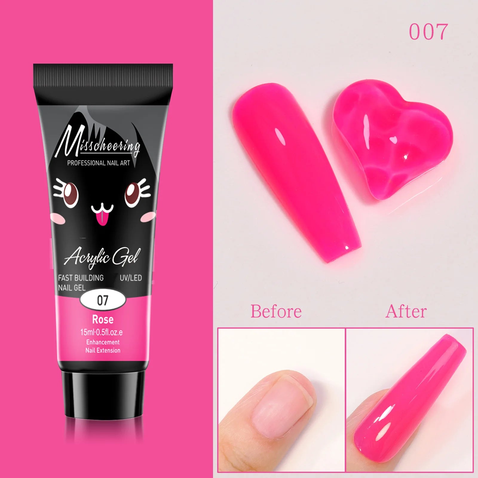Nail Extension Gel Kit, 12 Colors Extension Nail Extension Gel Set Soak Off UV Gel For All In One Kit Builder Nail Gel Gift