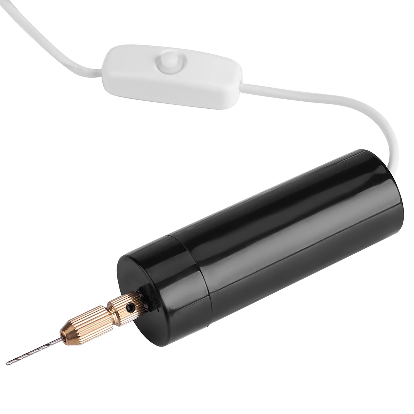 Portable Mini Small Electric Drills Handheld Micro USB with 3pc Bits DC 5V