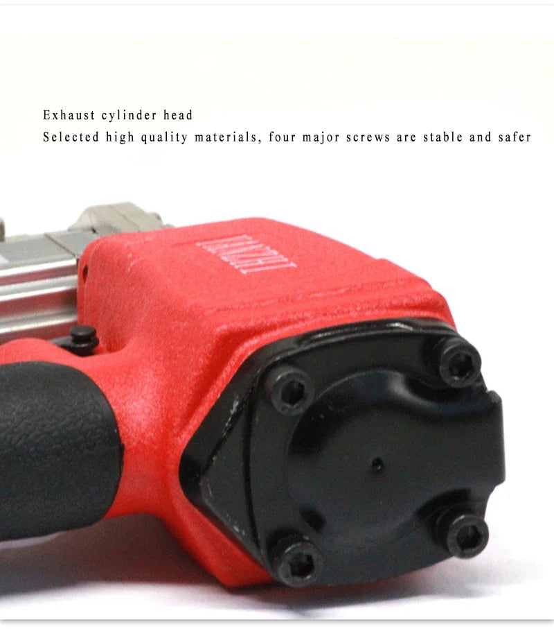 1Pc Pneumatic Staple Gun, 0.63mm Professional Heavy-Duty Finish Nailer Stapler for Wood, Upholstery, Carpet, Wire Fencing