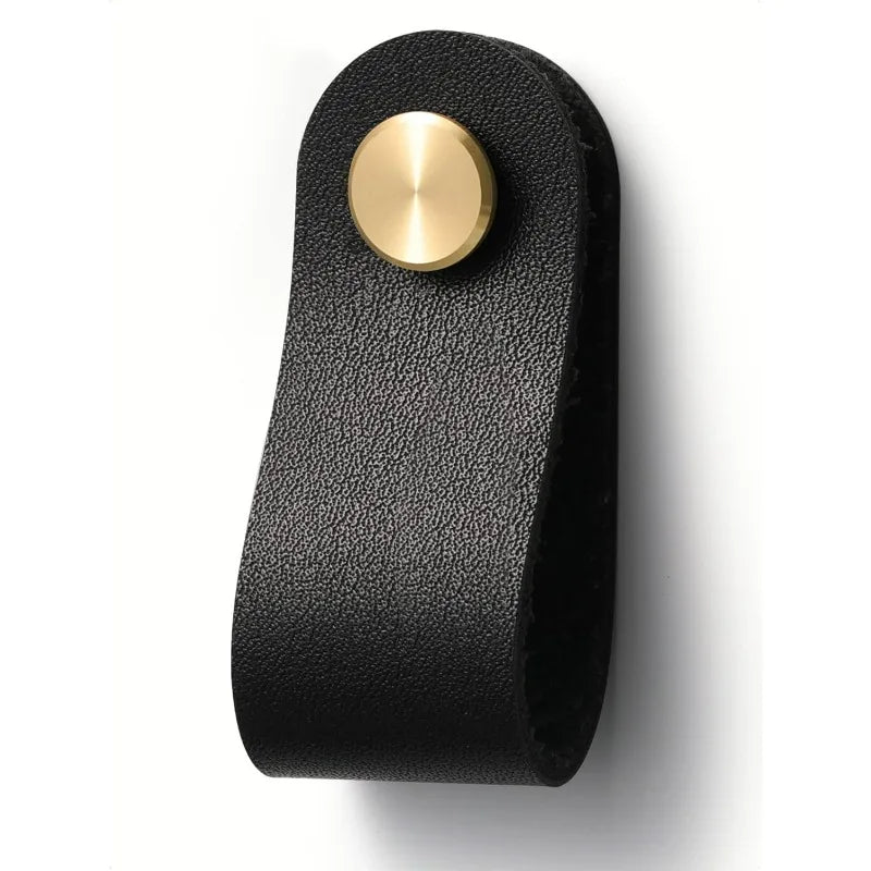 Leather Drawer Pulls  Leather Handles Cabinet Knobs for Kitchen Cabinet Drawers Bathroom Dressers