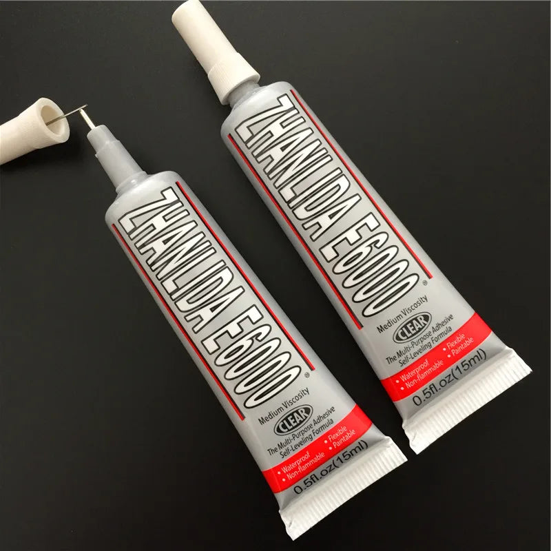 15/25/50ml E6000 Multipurpose Adhesive Crystal Jewelry DIY Super Liquid Glue Phone Screen Glass Repair Tool Women Nail Gel