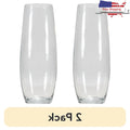 2 Pack Clear Glass Bud Vase for Floral Display Durable Elegant Home Decor Perfect Single Stems or Small Arrangements