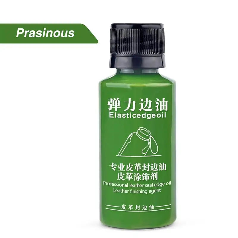 30ml Matte Elastic Edge Sealing Oil Leather Dye Diy Leather Edge Paint Leather Goods Renovation Trimming Edge Sealing Pigment