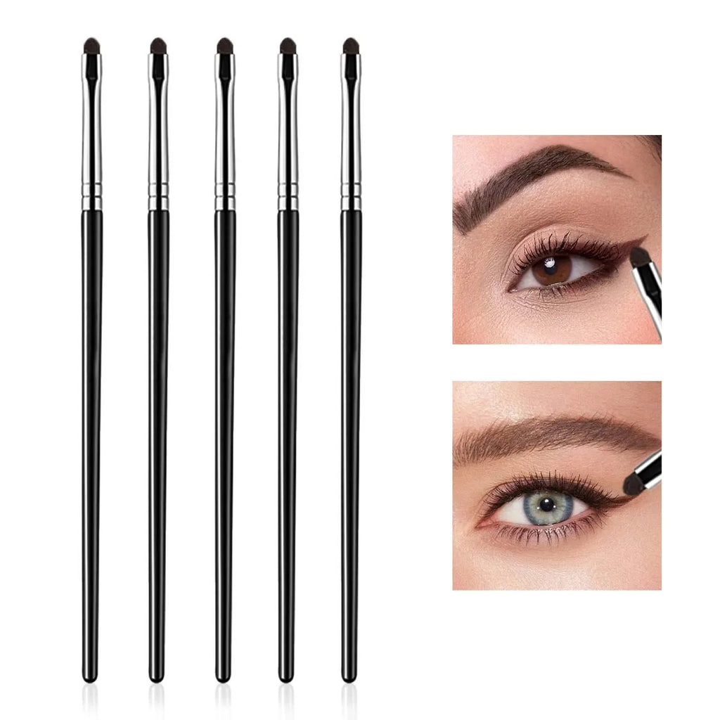 4Pcs Eye Detail Brushes Set, Eyeshadow Brushes, Undereye Smudge Brushes, Soft Eyeliner Brush, Perfect Eye Makeup Tools