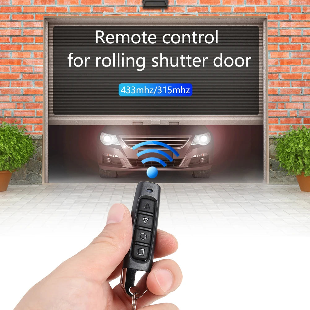 1/2Pcs Remote Control Duplicator 315/433MHZ Cloning Code Car Key Remote Control Garage Gate Door Opener Auto Copy Remote Control