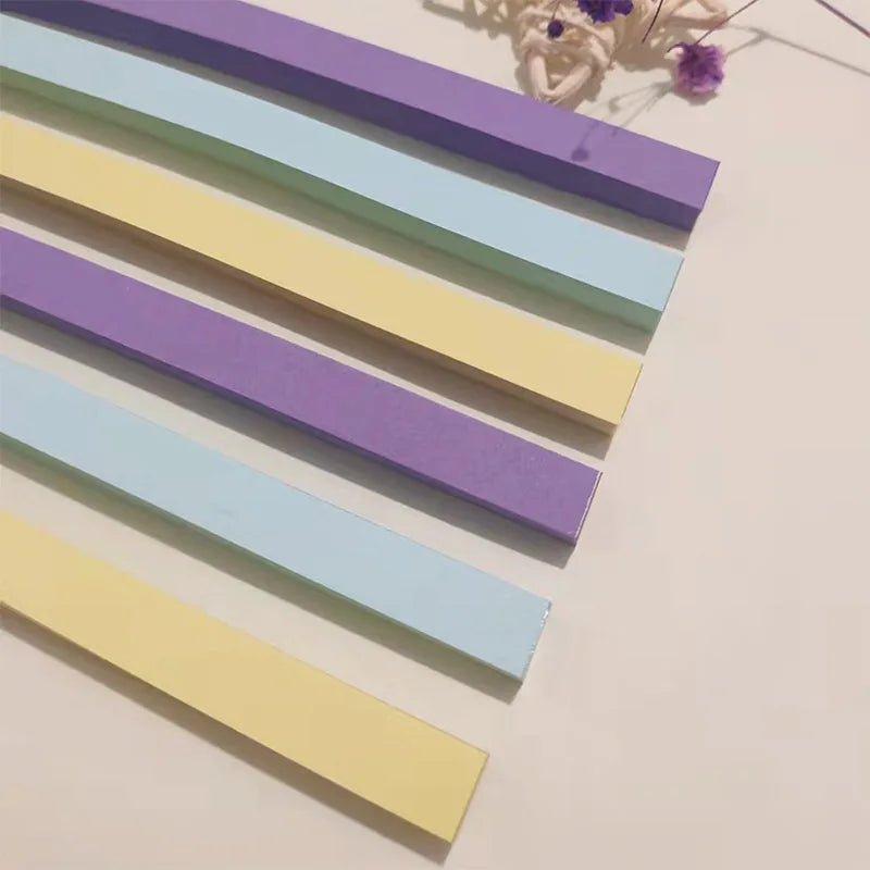 540Sheet Origami Stars Paper Strips27Colors Folding Paper Colorful Double Sided Lucky Star Origami DIY Hand Arts Make Home Decor