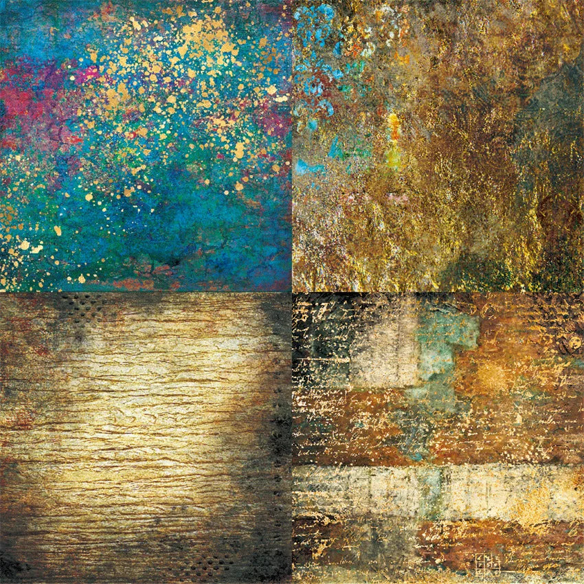 12 Sheet Scrapbooking Paper 15x15cm, Christmas Journal Planner Paper Pad Cardstock Backgrounds Card for DIY Art Craft Decoration