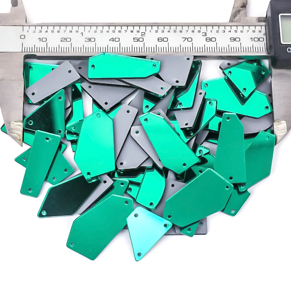 VC  Mix Size New Clear Crystals Sewing Mirror Rhinestone Applique Flatback Acrylic Strass On Stone for Clothes