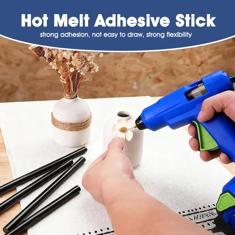 7/11mm Black Hot Glue Sticks Strong Car Body Dent Paintless Removal Repair Strip DIY Craft Hot Melt Adhesive for Mini Glue Gun